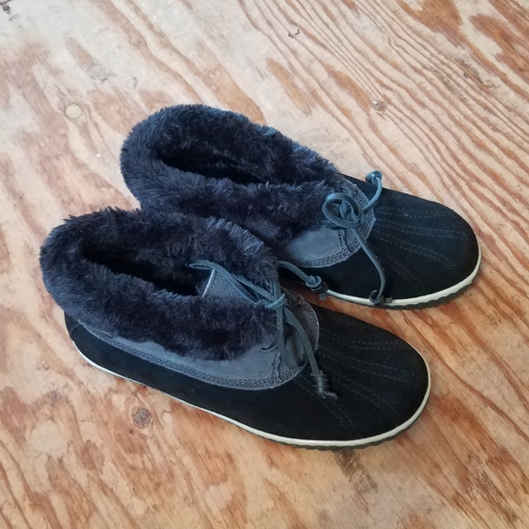 Sperry Black Elayna Duck Boot 8M - Picture 5 of 8